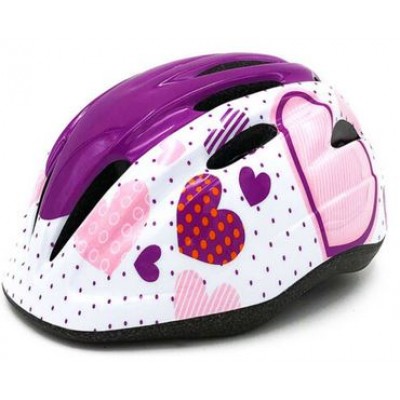 Παιδικό κράνος Cyclo  Purple-White