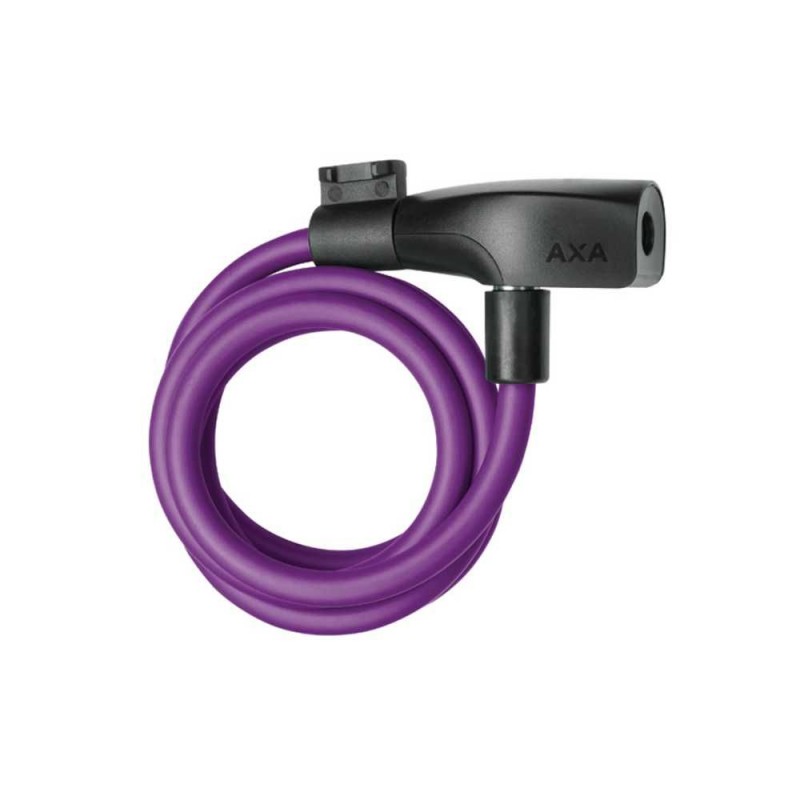 ΚΛΕΙΔΑΡΙΑ AXA ΣΠΙΡΑΛ RESOLUTE 120/8 8mmx120cm ROYAL PURPLE ΜΕ ΒΑΣΗ