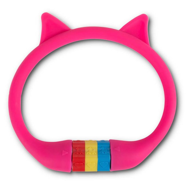 Κλειδαριά RFR Cable Combination Lock HPS "CAT" Pink - 13317 Κλειδαριά RFR Cable Combination Lock HPS "CAT" Pink - 13317
