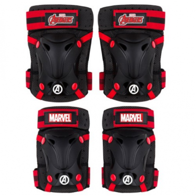 SEVEN ΣΕΤ ΠΡΟΣΤΑΤΕΥΤΙΚΩΝ ΑΞΕΣΟΥΑΡ ΕΦΗΒΙΚΕΣ DISNEY AVENGERS ΕΠΙΑΓΚΩΝΙΔΕΣ -ΠΕΡΙΚΑΡΠΙΑ - ΕΠΙΓΟΝΑΤΙΔΕΣ