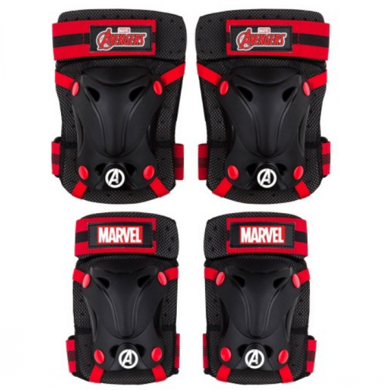 SEVEN ΣΕΤ ΠΡΟΣΤΑΤΕΥΤΙΚΩΝ ΑΞΕΣΟΥΑΡ ΕΦΗΒΙΚΕΣ DISNEY AVENGERS ΕΠΙΑΓΚΩΝΙΔΕΣ -ΠΕΡΙΚΑΡΠΙΑ - ΕΠΙΓΟΝΑΤΙΔΕΣ