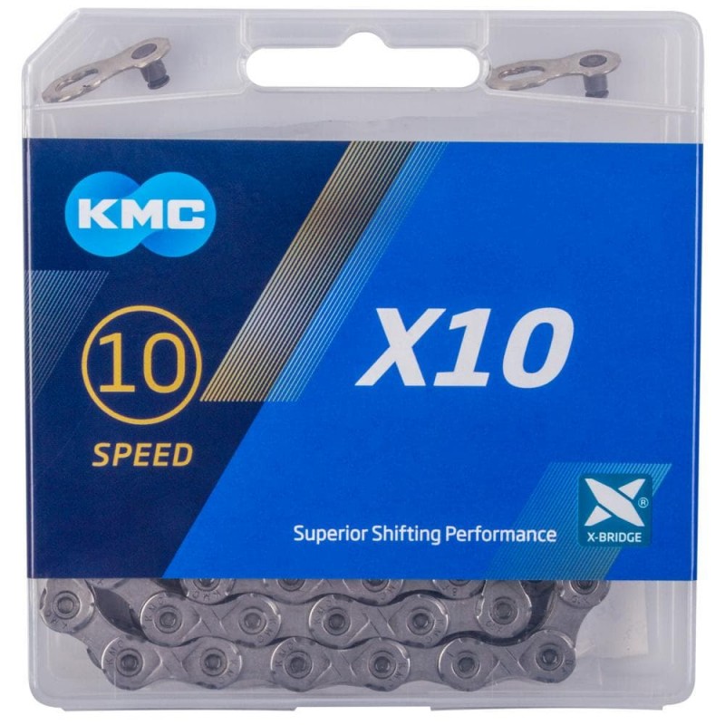 KMC ΑΛΥΣΙΔΑ X10 GREY 114 LINKS BX10GG114 303572