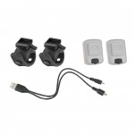 FORCE ΣΕΤ ΦΑΝΑΡΙΑ ΕΜΠΡΟΣΘΙΟ & ΟΠΙΣΘΙΟ MINI ΜΕ ΦΟΡΤΙΣΗ USB 45445