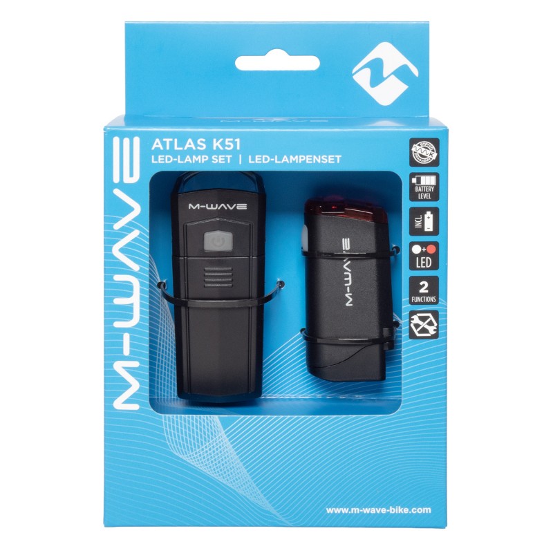M-WAVE ΣΕΤ ΦΑΝΑΡΙΑ ATLAS K51 221100
