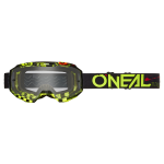 O'Neal B-10 Goggle ATTACK black/neon yellow - clear