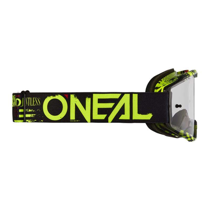 O'Neal B-10 Goggle ATTACK black/neon yellow - clear