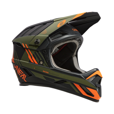O'Neal BACKFLIP Helmet STRIKE black/orange/olive
