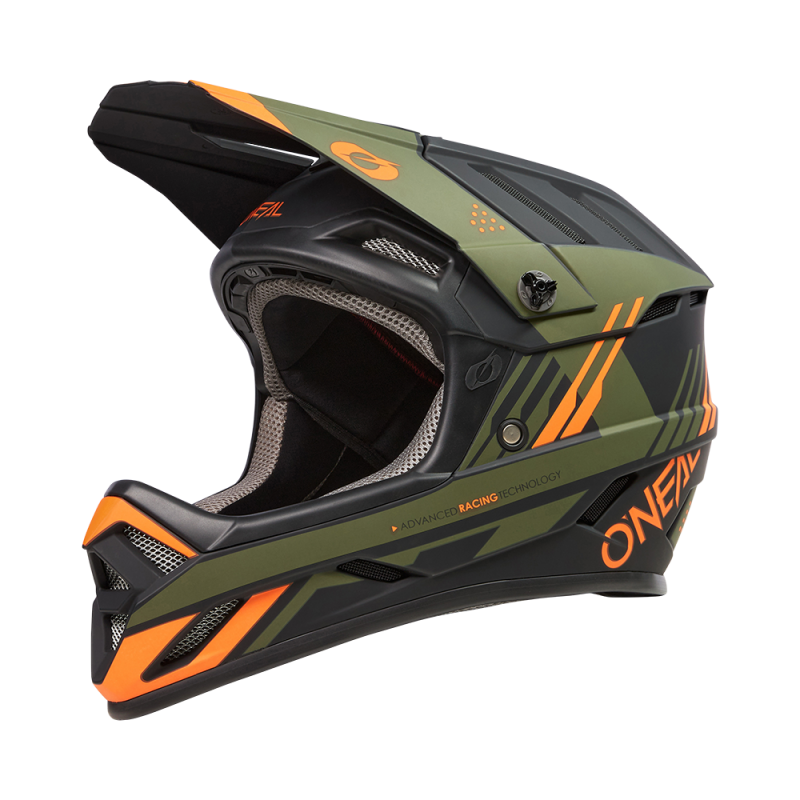 O'Neal BACKFLIP Helmet STRIKE black/orange/olive
