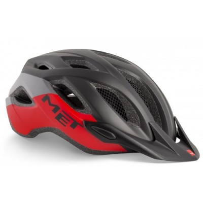 MET ΚΡΑΝΟΣ CROSSOVER SHADED BLACK RED