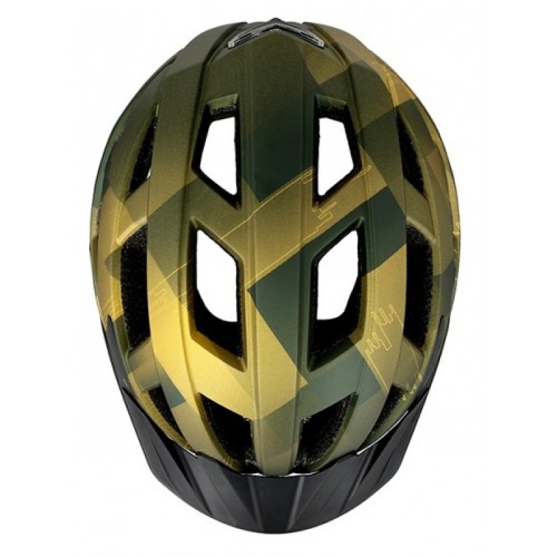 Κράνος R2 "LUMEN JUNIOR" - Green/Gold