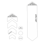 AZONIC AZONIC FRAME GUARDS CLEAR L