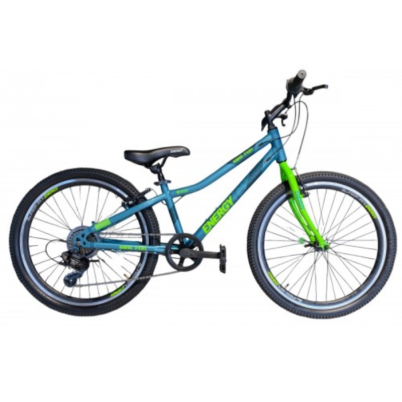 ENERGY ΠΑΙΔΙΚΟ ΠΟΔΗΛΑΤΟ BIKE FUN 20'' ME 7 ΤΑΧΥΤΗΤΕΣ BLUE NEON GREEN