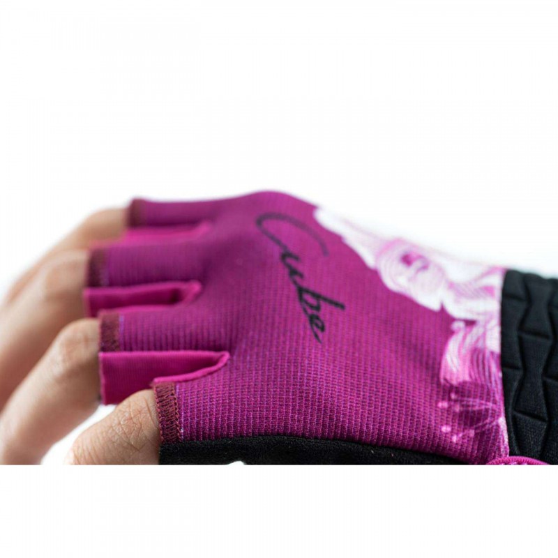 CUBE ΓΑΝΤΙΑ PERFORMANCE JUNIOR SHORT FINGER PINK 10833