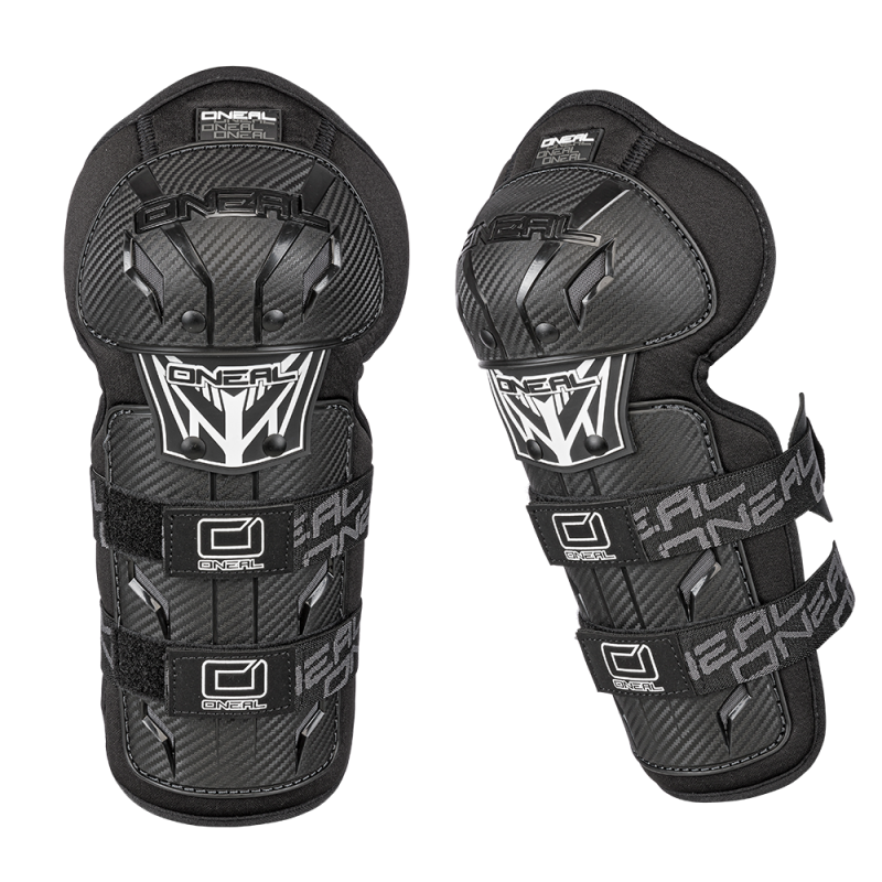 O'NEAL PRO III CARBON LOOK KNEE GUARD BLACK