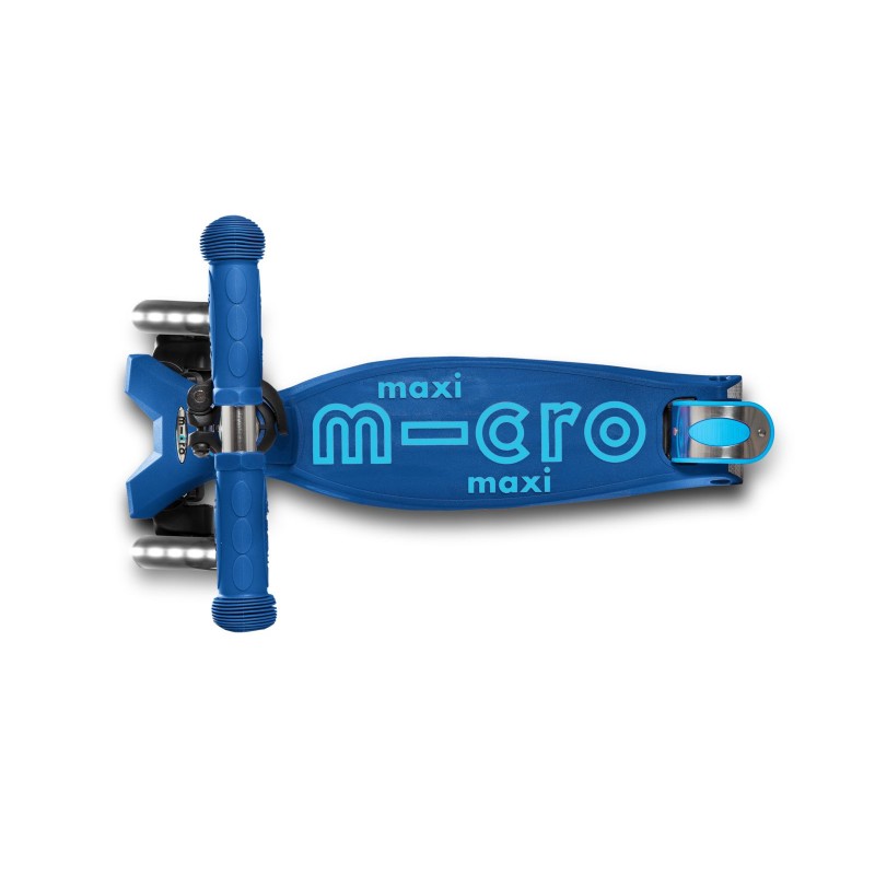 Πατίνι Maxi Micro Deluxe LED - Μπλε Navy